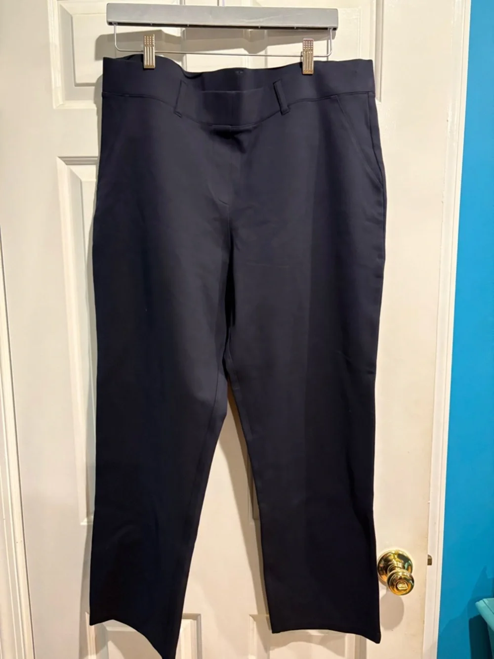 Quince Ultra-Stretch Ponte Straight Leg Pants pull on sz 2X petite